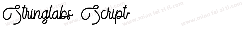 Stringlabs Script字体转换